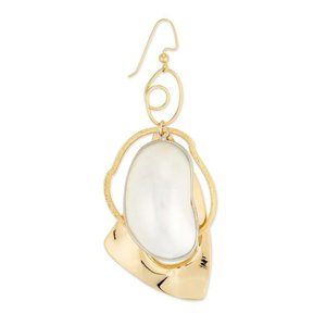 Mounser Sea Forms Single Gold and Pearl Earring